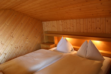 Das Schlafzimmer in der Ferienwohnung
