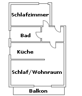 Skizze der Ferienwohnungen