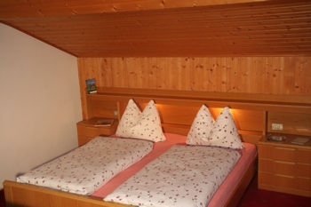 Das Schlafzimmer in der Ferienwohnung